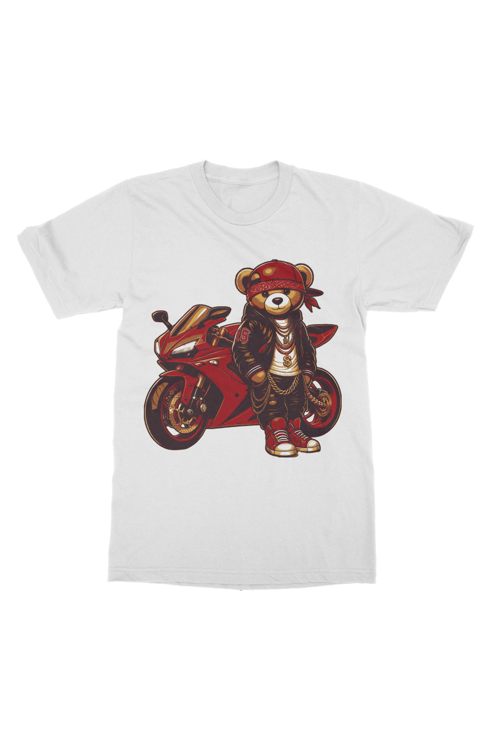 red motocycle
