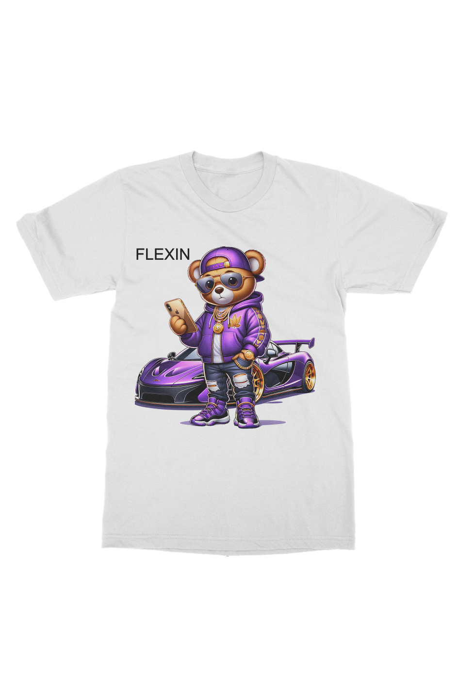 flexin purple ferrari